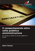 Il comportamento etico nella pubblica amministrazione