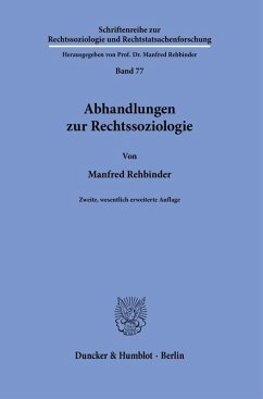 Cover Abhandlungen zur Rechtssoziologie