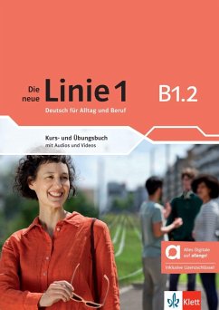 Cover Die neue Linie 1 B1.2 - Hybride Ausgabe allango. Kurs- und Übungsbuch mit Audios und Videos inklusive Lizenzschlüssel allango (24 Monate)
