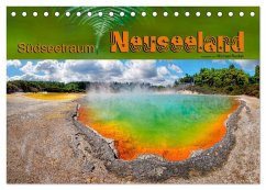 Cover Südseetraum Neuseeland (Tischkalender 2026 DIN A5 quer), CALVENDO Monatskalender