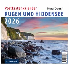 Cover Postkartenkalender Rügen und Hiddensee 2026