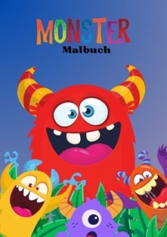 Cover Malbuch Monster DIN A5