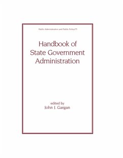 Handbook of State Government Administration (eBook, ePUB) - Gargan, John J.