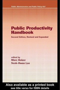 Public Productivity Handbook (eBook, ePUB)