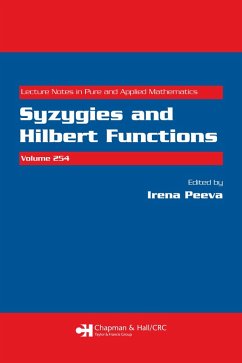 Syzygies and Hilbert Functions (eBook, ePUB)