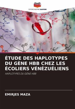 Cover ÉTUDE DES HAPLOTYPES DU GÈNE HBB CHEZ LES ÉCOLIERS VÉNÉZUÉLIENS