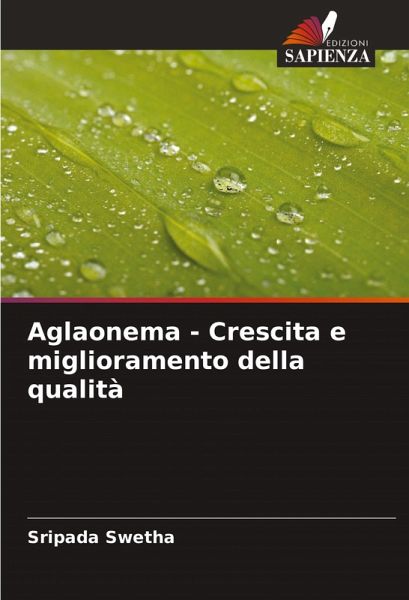 Aglaonema - Crescita e miglioramento della qualità