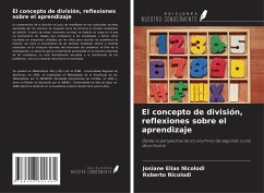 Cover El concepto de división, reflexiones sobre el aprendizaje