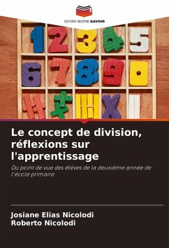 Cover Le concept de division, réflexions sur l'apprentissage