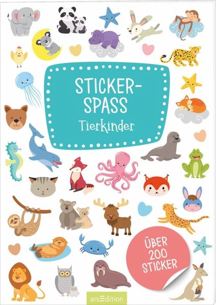 Stickerspaß - Tierkinder   (Restauflage) Stickerspaß - Tierkinder   (Restauflage)