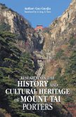 Research on the History and Cultural Heritage of Mount Tai Porters (eBook, ePUB)