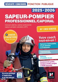 Cover Réussite Concours Sapeur-pompier professionnel/caporal - 2025-2026 - Préparation complète (eBook, ePUB)