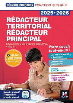 Cover Réussite Concours - Rédacteur territorial/principal - 2025-2026 - Préparation complète (eBook, ePUB)