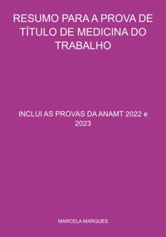 Cover Resumo Para A Prova De Título De Medicina Do Trabalho (eBook, ePUB)
