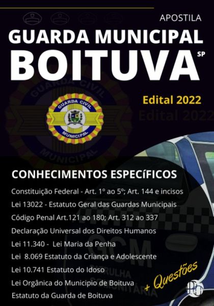 Apostila Concurso Guarda Municipal De Boituva Sp / Conhecimentos Especificos (eBook, ePUB)