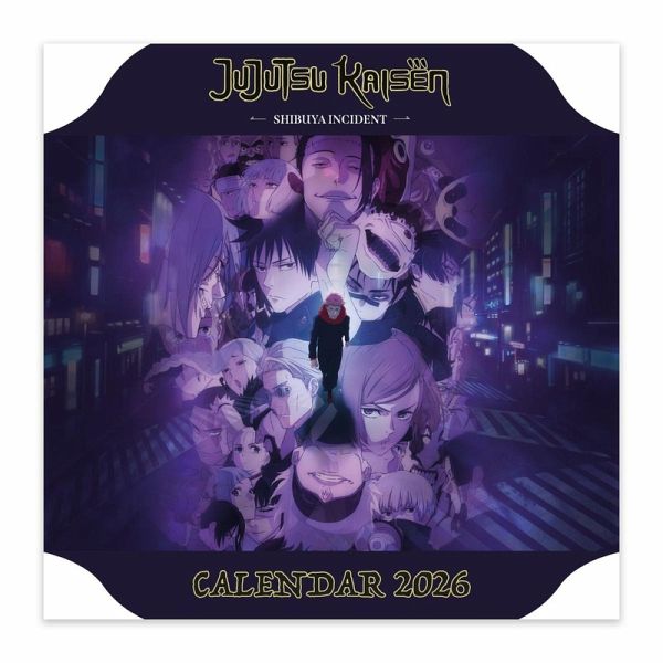 Wandkalender 2026 - Jujutsu Kaisen Wandkalender 2026 - Jujutsu Kaisen