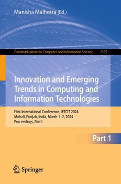 Innovation and Emerging Trends in Computing and Information Technologies (eBook, PDF)