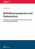 Beihilfentransparenz und Datenschutz (eBook, ePUB)