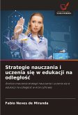 Strategie nauczania i uczenia si¿ w edukacji na odleg¿o¿¿