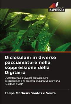 Cover Diclosulam in diverse pacciamature nella soppressione della Digitaria