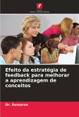 Efeito da estratégia de feedback para melhorar a aprendizagem de conceitos