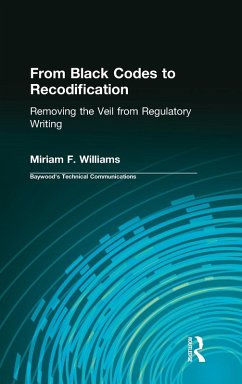 From Black Codes to Recodification - Williams, Miriam