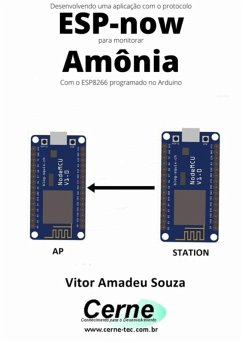 Cover Desenvolvendo Uma Aplicação Com O Protocolo Esp-now Para Monitorar Amônia Com O Esp8266 Programado No Arduino (eBook, PDF)