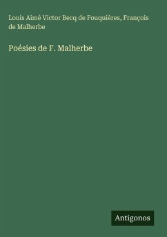 Cover Poésies de F. Malherbe