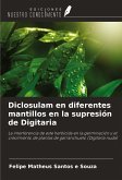 Diclosulam en diferentes mantillos en la supresión de Digitaria Diclosulam en diferentes mantillos en la supresión de Digitaria