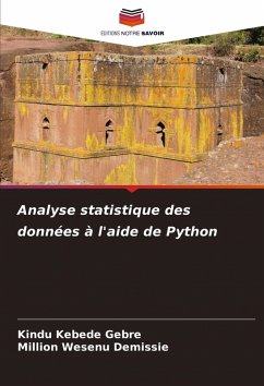 Cover Analyse statistique des données à l'aide de Python