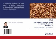 Generation Mean Analysis in Sesame (Sesamum indicum L.) - Mori, Vaishali;Chovatia, V. P.
