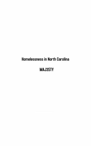 Homelessness in North Carolina (eBook, ePUB)