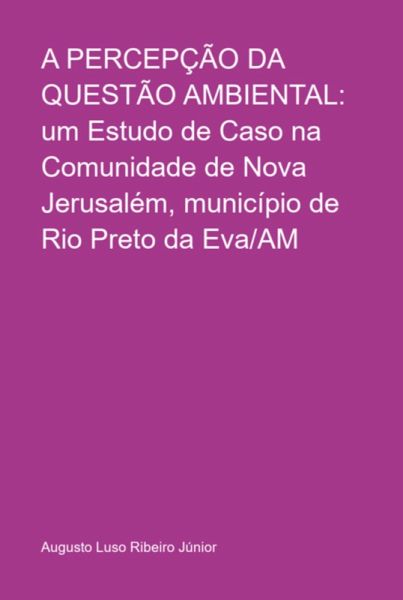 A Percepção Da Questão Ambiental: Um Estudo De Caso Na Comunidade De Nova Jerusalém, Município De Rio Preto Da Eva/am (eBook, ePUB)