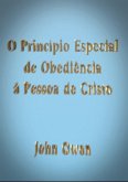 O Princípio Especial De Obediência À Pessoa De Cristo (eBook, ePUB)