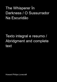 Cover The Whisperer In Darkness / O Sussurrador Na Escuridão (eBook, ePUB)