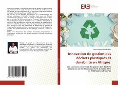 Innovation de gestion des déchets plastiques et durabilité en Afrique - Ngnitedem Siakam, Falone