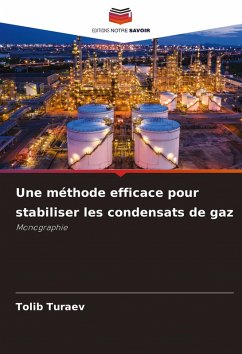 Cover Une méthode efficace pour stabiliser les condensats de gaz