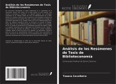 Análisis de los Resúmenes de Tesis de Biblioteconomía Análisis de los Resúmenes de Tesis de Biblioteconomía