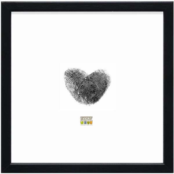 Deknudt S41JL2 30x30 Holz schwarz, schmale Leiste