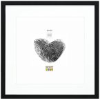 Deknudt S66KF2 P1 30x30 Holz schwarz mit Passepartout