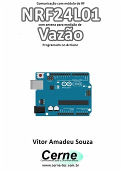 Cover Comunicação Com Módulo De Rf Nrf24l01 Com Antena Para Medição De Vazão Programado No Arduino (eBook, PDF)