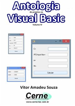 Antologia De Projetos No Visual Basic Volume Iv (eBook, PDF) - Souza, Vitor Amadeu