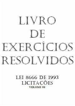 Cover Exercícios Resolvidos De Licitações (eBook, PDF)
