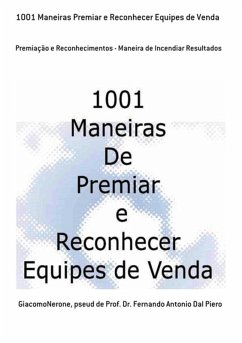 Cover 1001 Maneiras Premiar E Reconhecer Equipes De Venda (eBook, ePUB)