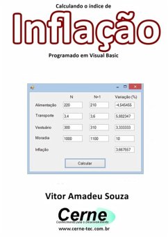 Cover Calculando O Índice De Inflação Programado Em Visual Basic (eBook, PDF)