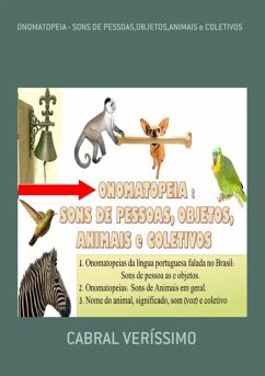 Onomatopeia - Sons De Pessoas,objetos,animais E Coletivos (eBook, ePUB) - Veríssimo, Cabral