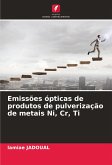 Emissões ópticas de produtos de pulverização de metais Ni, Cr, Ti Emissões ópticas de produtos de pulverização de metais Ni, Cr, Ti