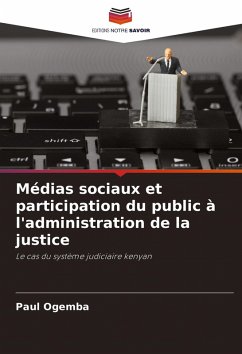 Cover Médias sociaux et participation du public à l'administration de la justice