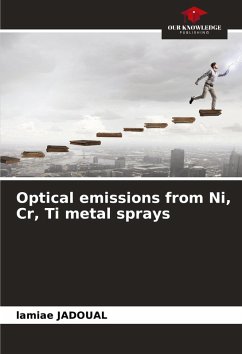 Cover Optical emissions from Ni, Cr, Ti metal sprays