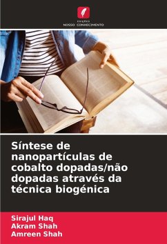 Cover Síntese de nanopartículas de cobalto dopadas/não dopadas através da técnica biogénica